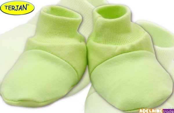 TERJAN Topánočky / ponožtičky BAVLNA - sv. zelené / pistacie