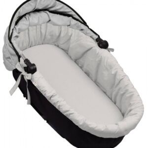 Bavlnená vložka do kočíkov/koše s penovým matracom, Baby Nellys, šedá